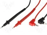 Сонди за измервателен уред PPOM-12 Измервателен проводник 0,7m 60VDC черен и червен